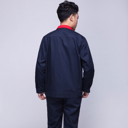 藏青色杭州工作服AC02-1